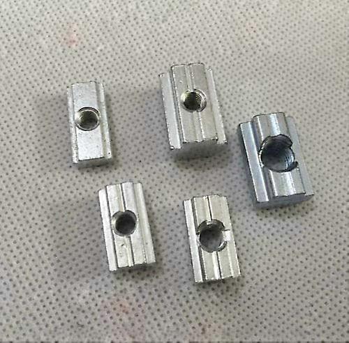 المكسرات M5 T فتحة الجوز ل 20 سلسلة الألومنيوم الشخصي ملحقات المكسرات 15pcs