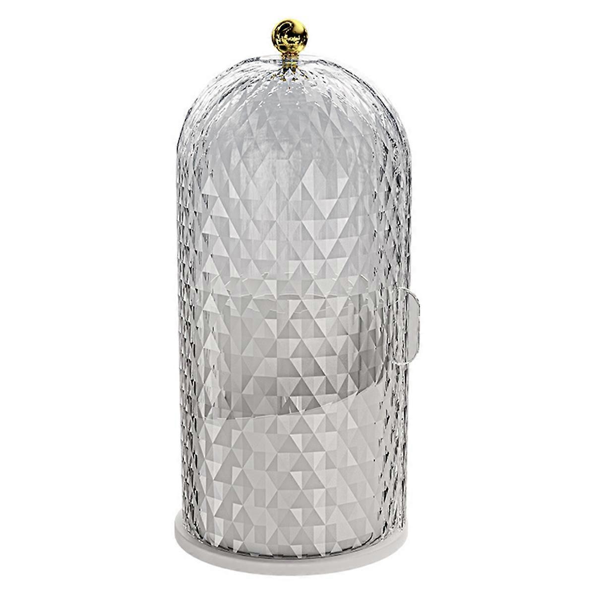 Transparent Dustproof Cosmetic Storage Box for Makeup Brushes B