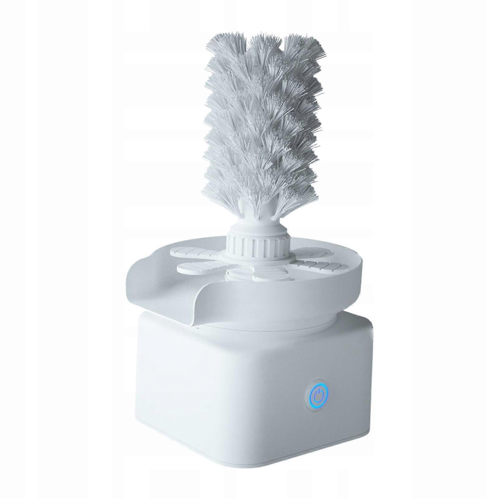 Automatic Glass Cup Rinser Quickly Cleaning White