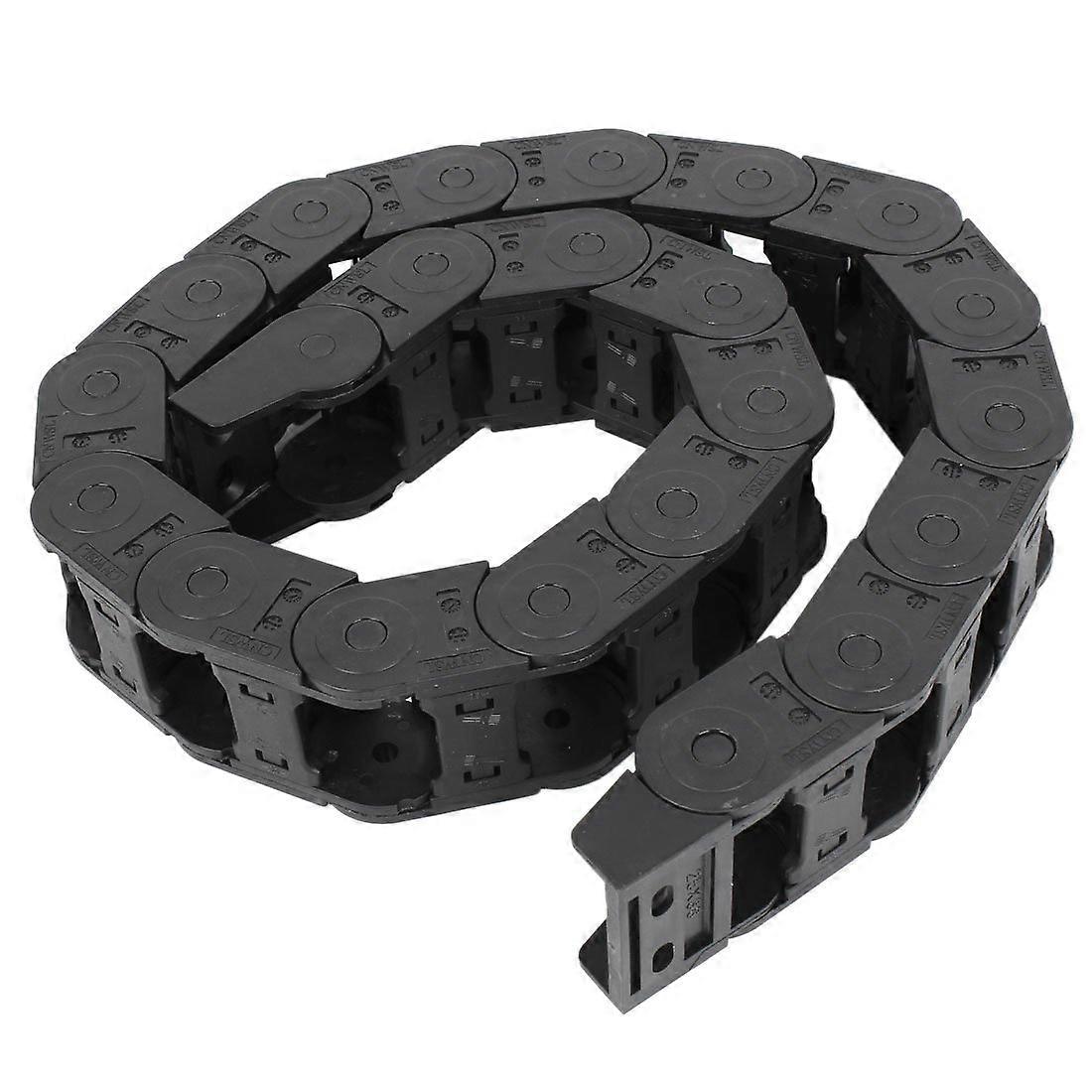 Qtqgoitem Plastic Open Type Wire Carrier Cable Drag Chain 104cm R12cm 18mmx38mm Model 201 FD9 4E2 04C 581