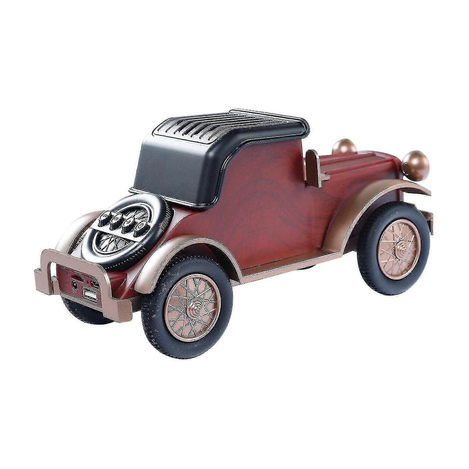 Altoparlante Bluetooth classico Retro Modello di auto d'epoca Home Decor Audio wireless con supporto per telefono portatile