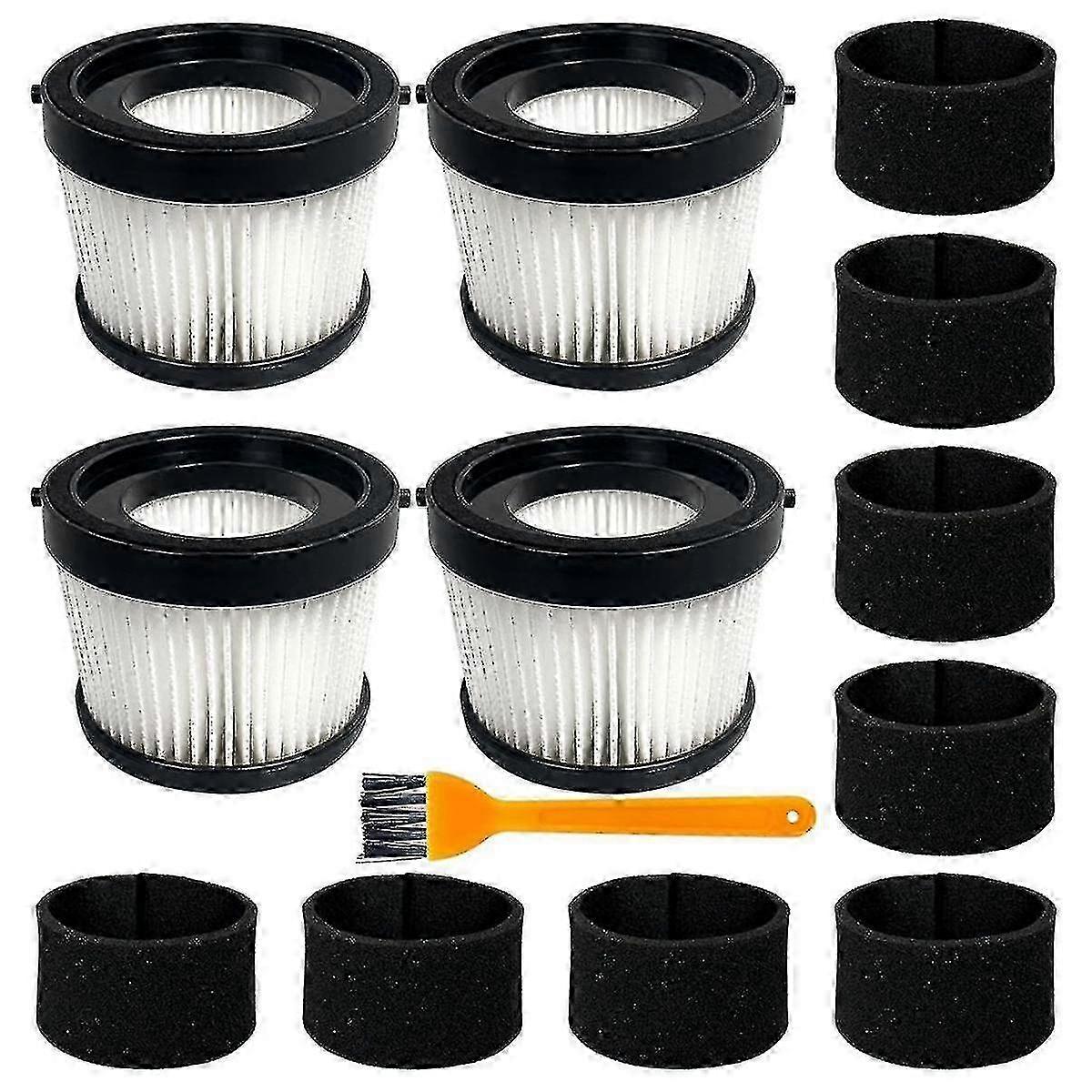 DCV501HB Vacuum Cleaner Filters - 4 HEPA & 8 Foam Sleeve Set
