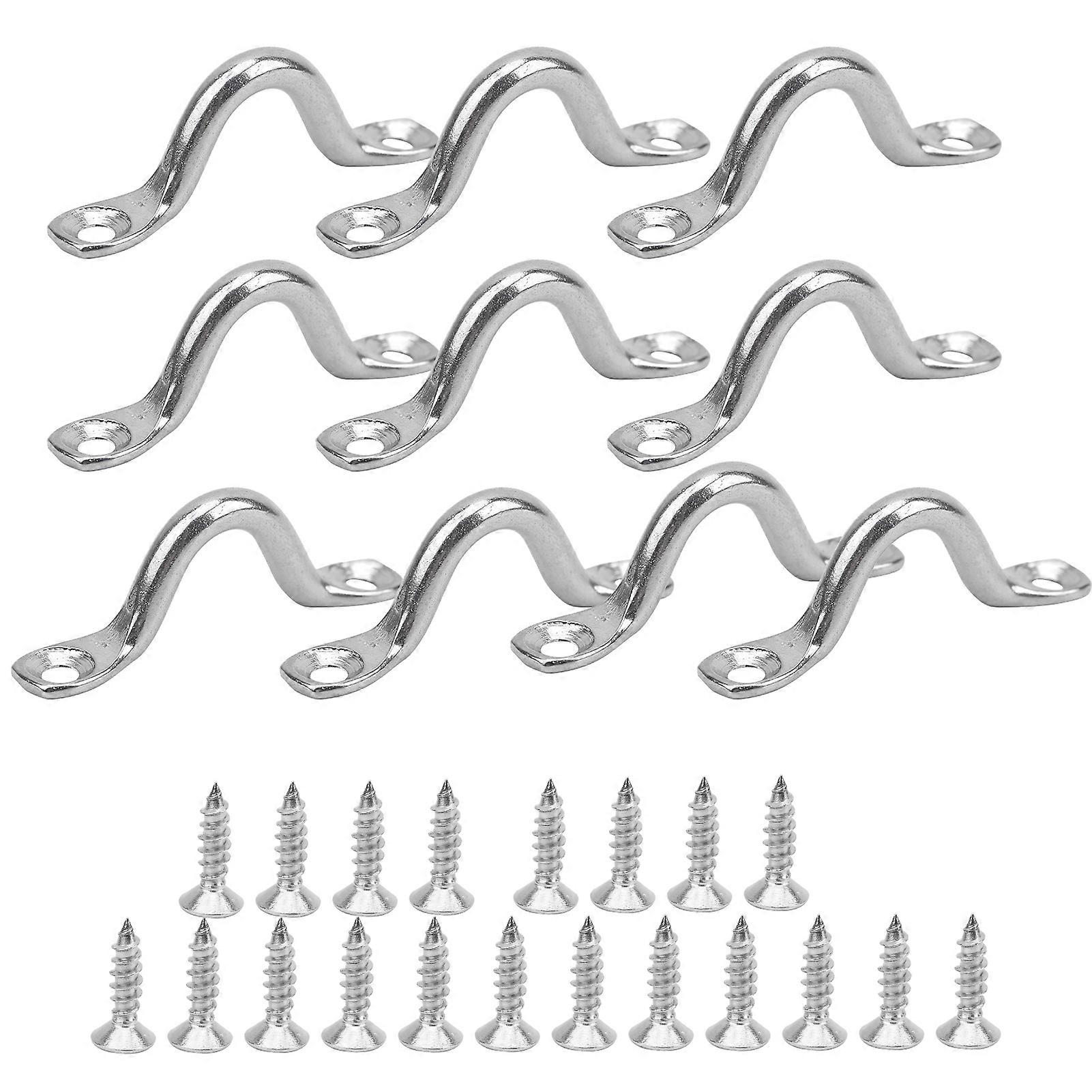 Kayak Deck Loops Stainless Steel Boat Eye Strap Canoe Rigging Loop Boat Accessory