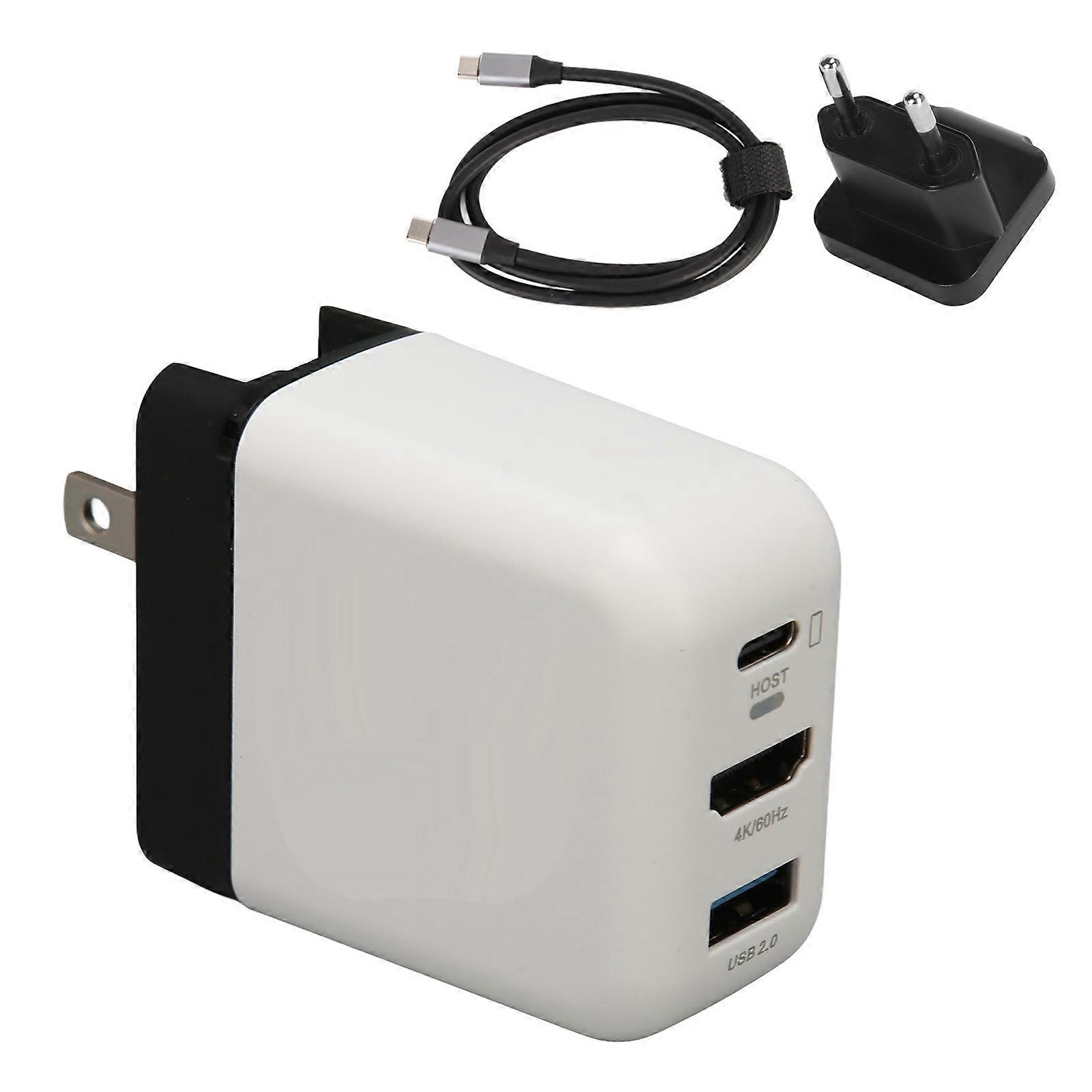 Dock Charger Adapter PD 36W USB C Charger TV Dock Station 3 in 1 Docking Station for for Switch OLED