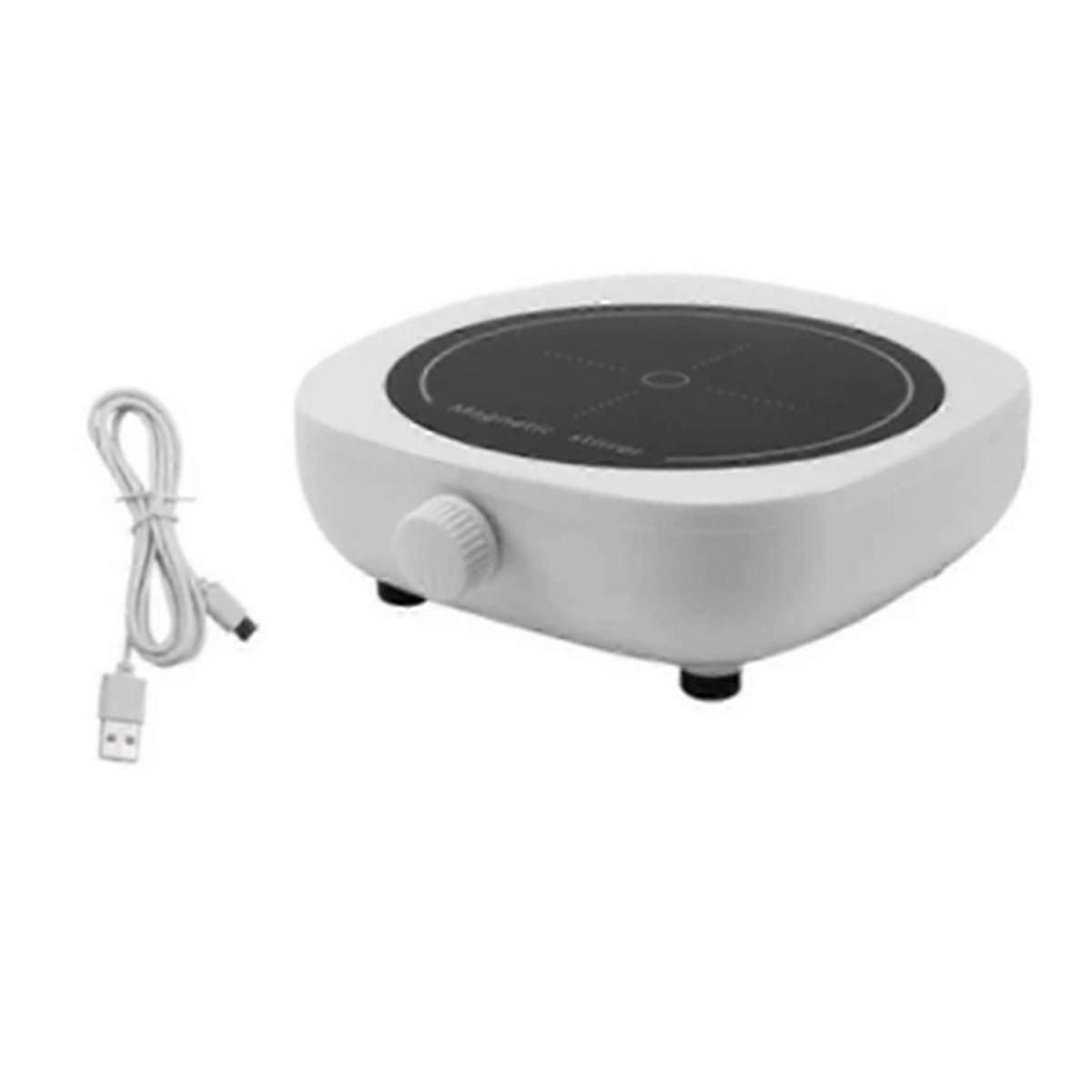Magnetic Stirrer Mini Lab Stir Mixer Portable Stirrer Plate with Stir Bar 2L 4000RPM compatible with Laboratory