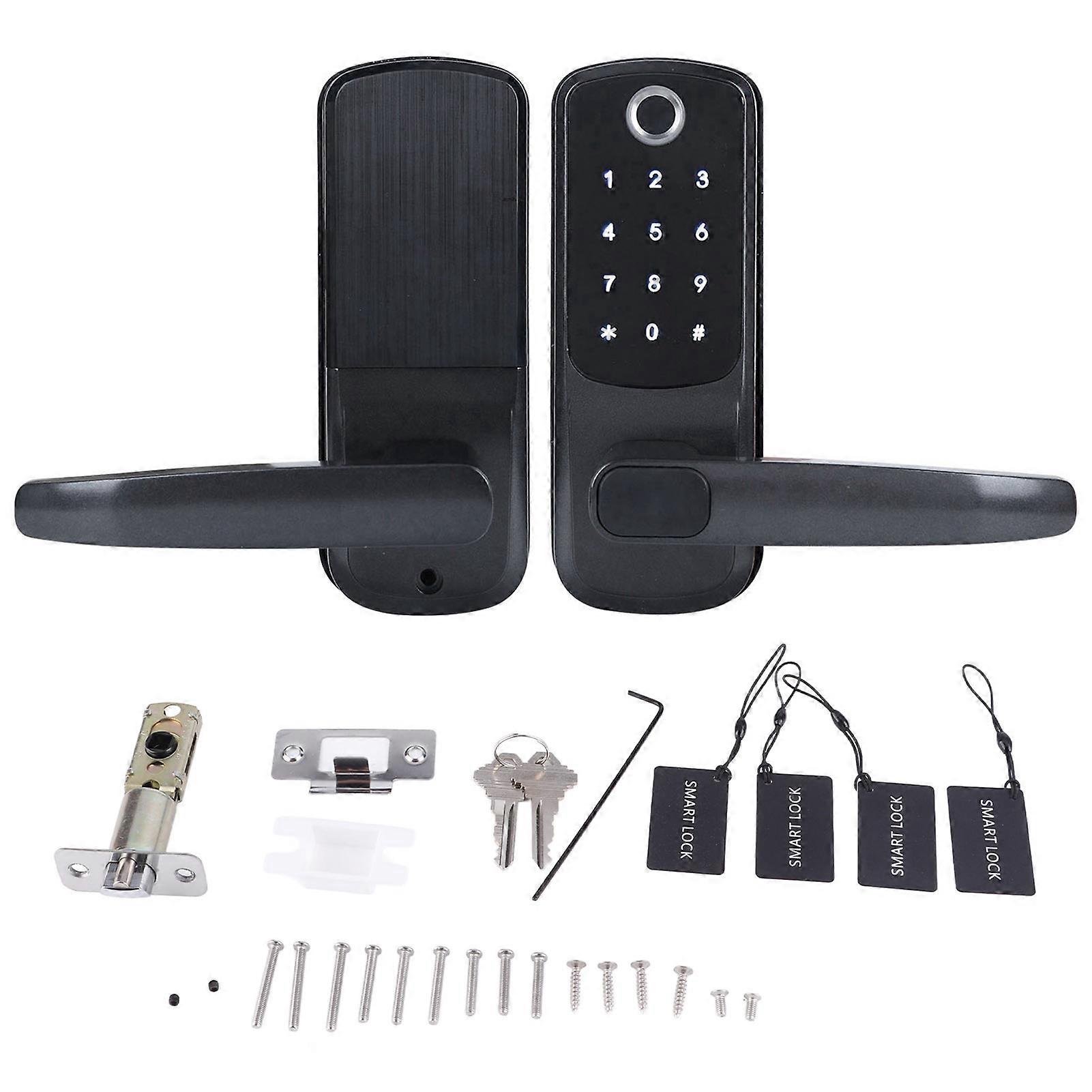 Serratura intelligente con impronta digitale, tastiera con password, Bluetooth e controllo dell'app TTLOCK