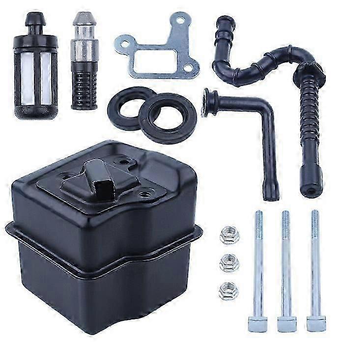 Minardin Exhaust W Fuel Oil Filter Line Seal Compatible With STIHL MS390 MS310 MS290 039 029 -cdsx