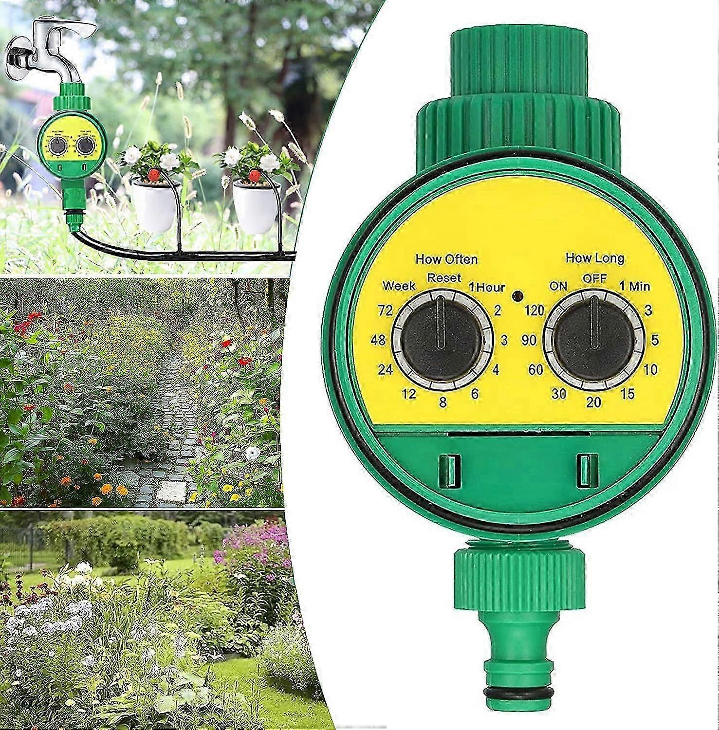 Hose Faucet Water Timer with LCD Display - Automatic Watering Timer for Lawn