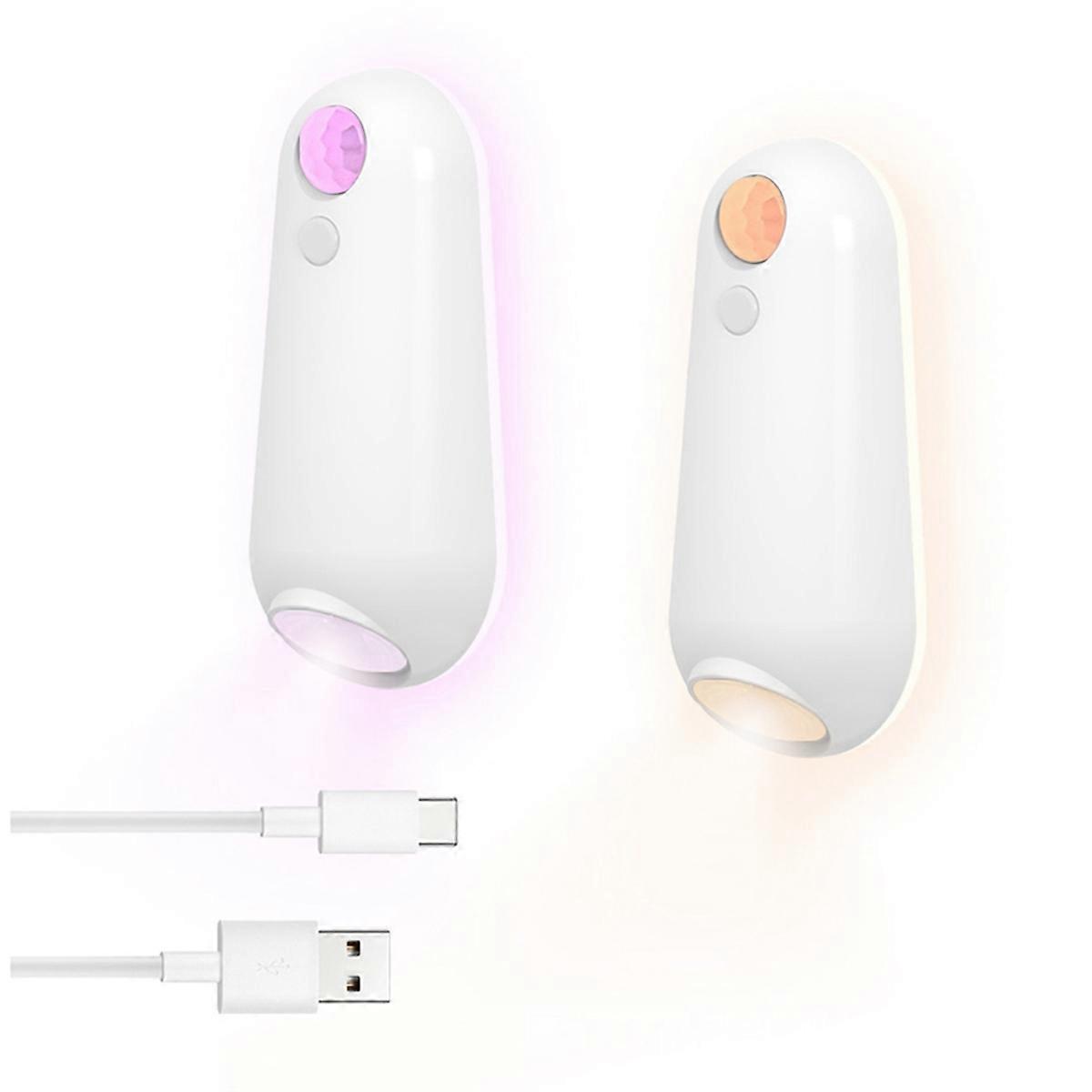Motion Sensor Night Light LED Projector Toilet Lights Rechargeable