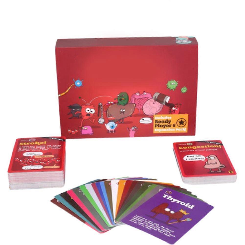 Human Organ Attack Top Card Chess and Card Games