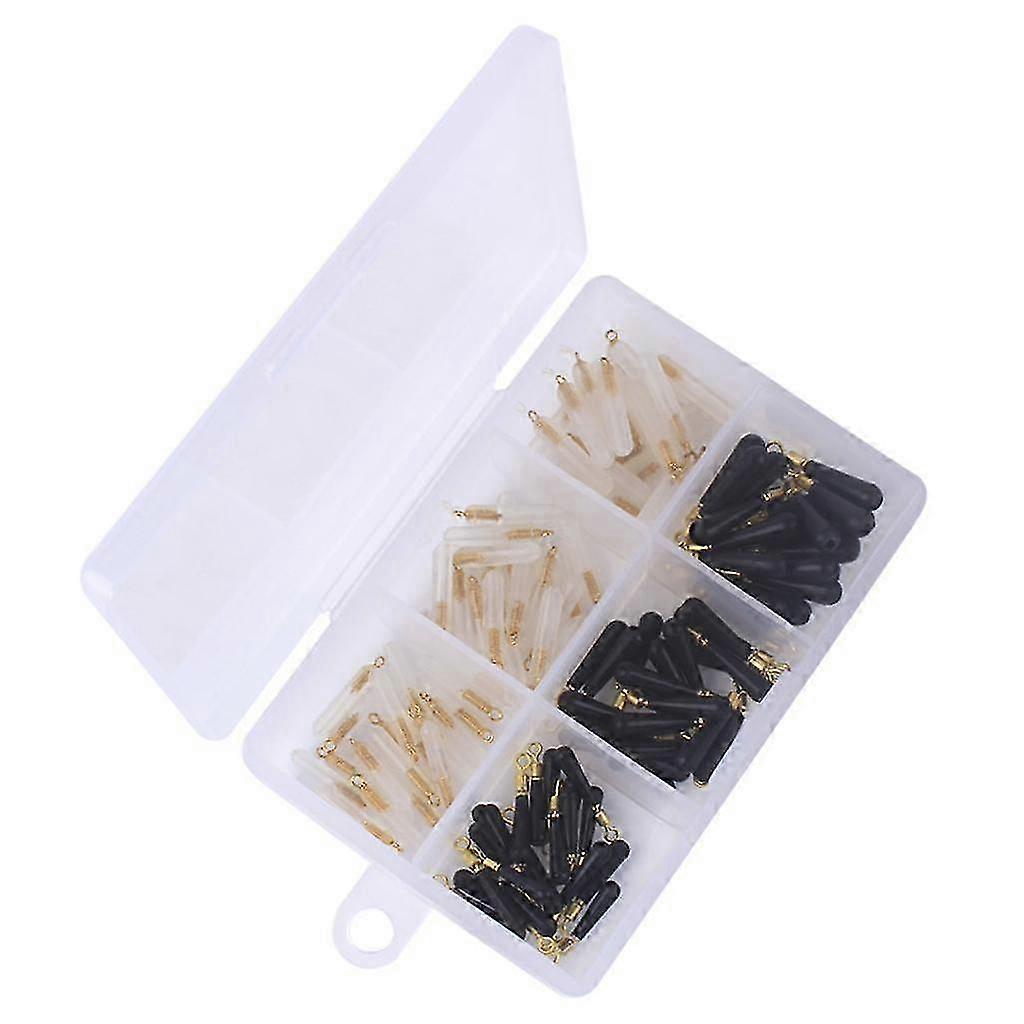 120 stk drift fiske flyte sete socket terminal tackle tilbehør til verktøy