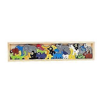 Wood Puzzle for Toddler Letter Shape Recognition Learning Toy