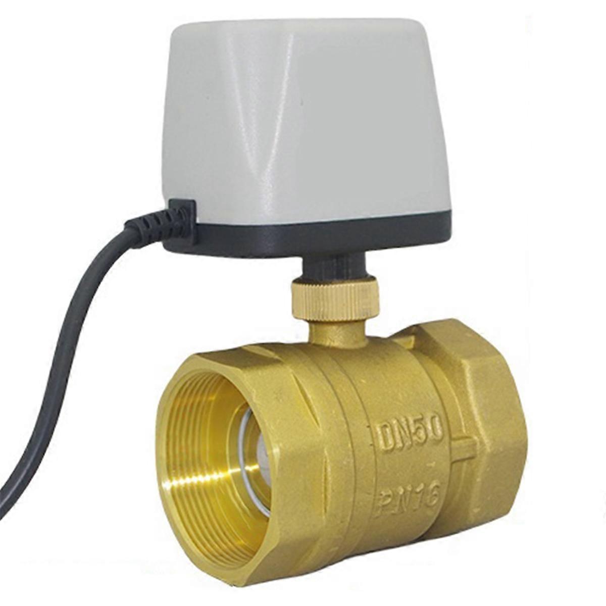 Brass Normally Closed Quick-Open Motorized Ball Valve 2-Wire D50