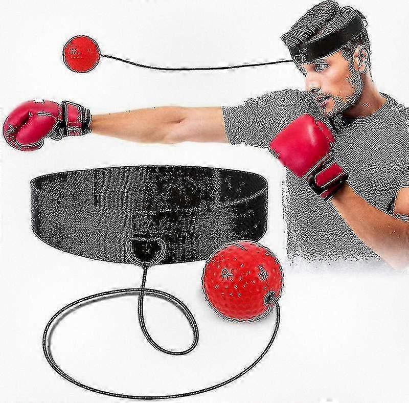 Boxing Reflex Training Balls, Punch Ball with Adjustable Headband for Various Boxing Styles and Styles of Training for Enhanced Speed and Ag