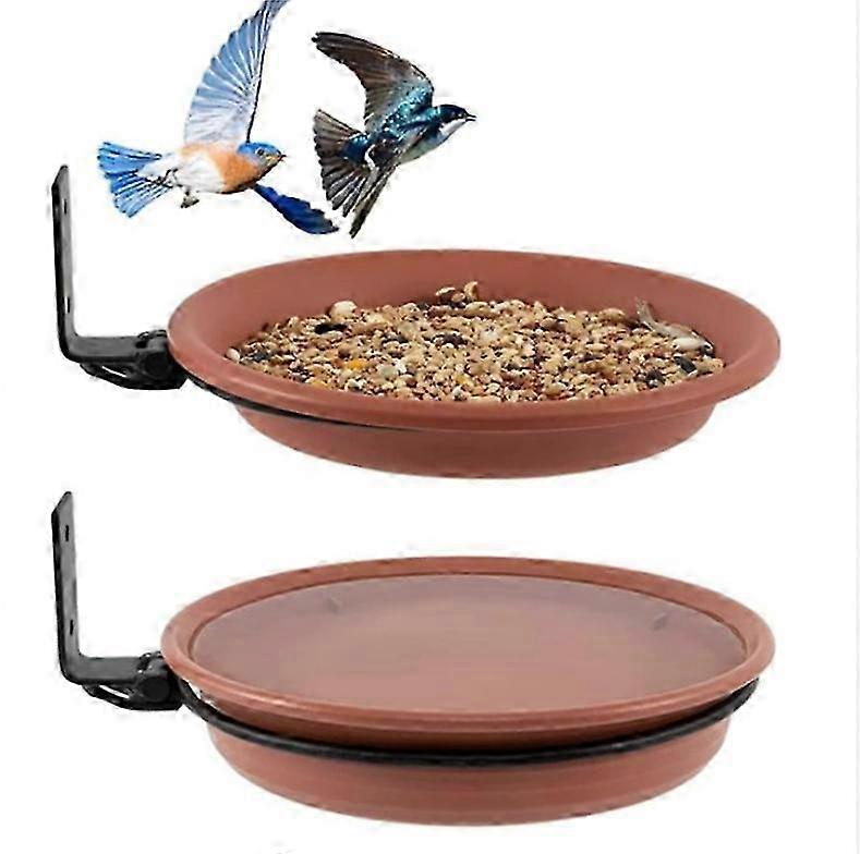 Bird Trays Tree Mounted for Bird Feeder, Tree Mounted Bird Bath Bowl-1