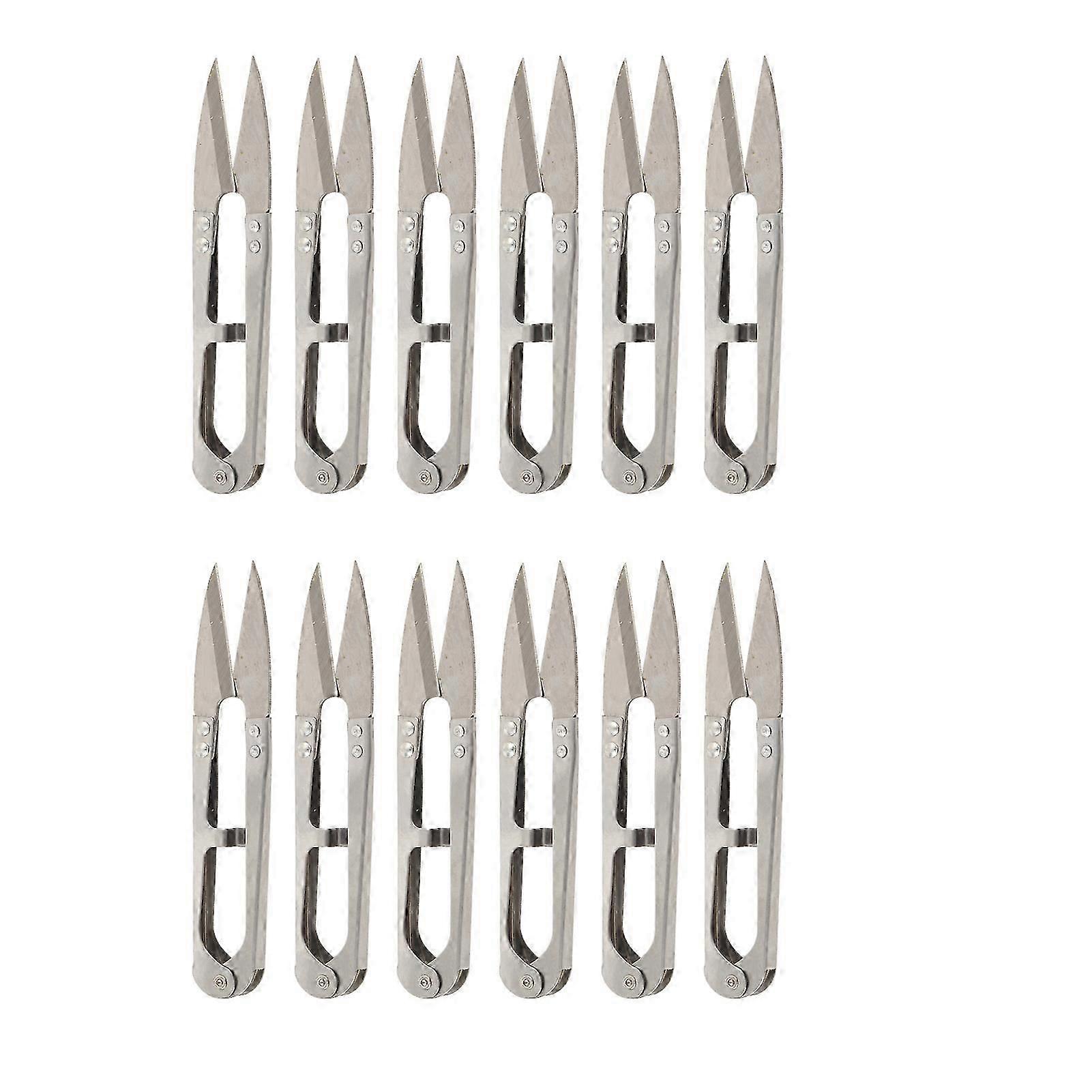 12Pcs Embroidery Yarn Scissors Small Thread Sewing Scissors Snippers