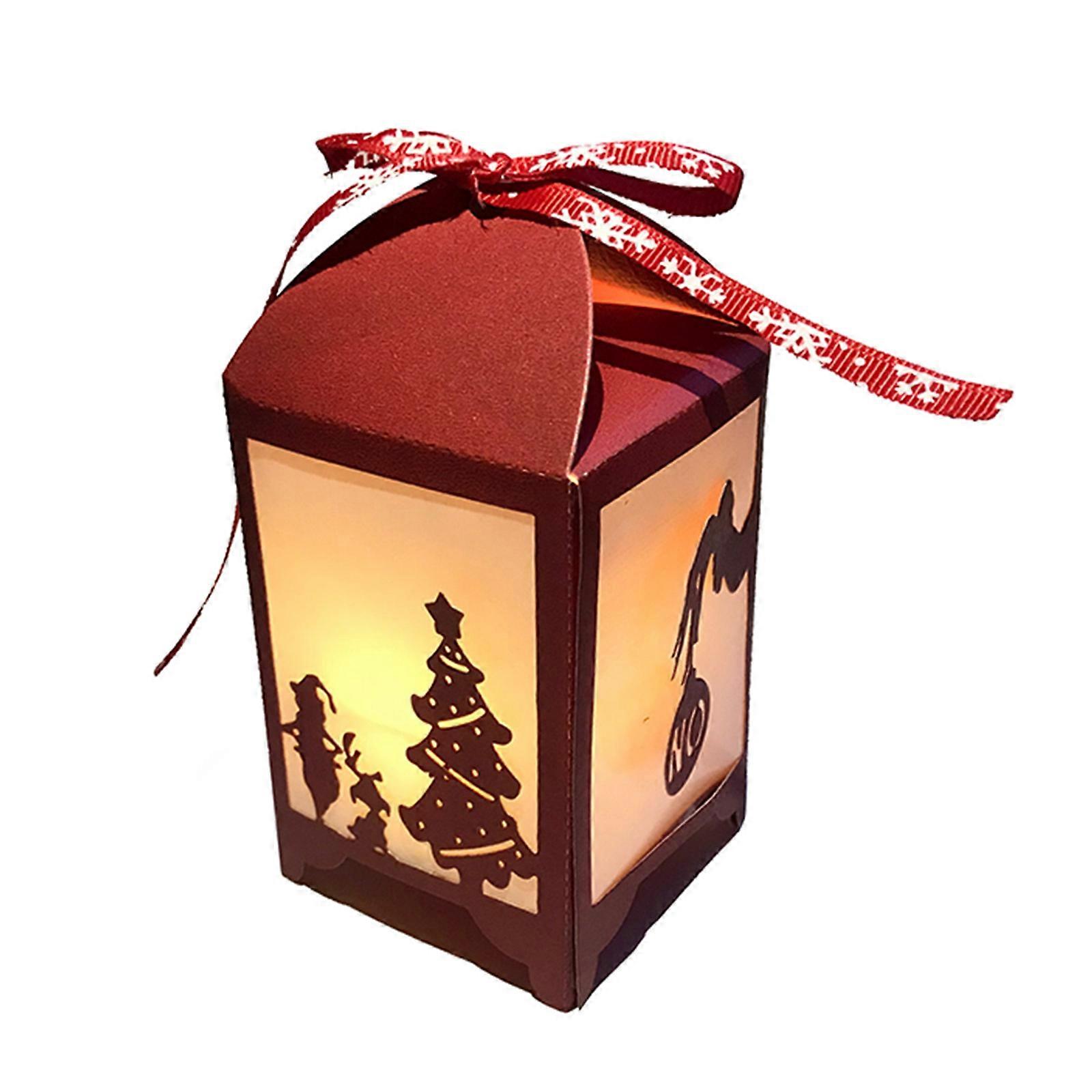 Christmas Tree Lantern Cutting Dies Handmade Stencil Mold Embossing Pattern for Children Adults DIY Crafts Projects