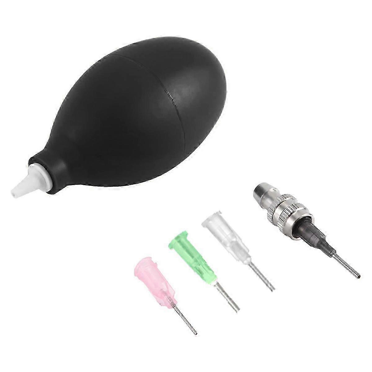 1Set Pottery Tools Supplies Ceramic Precision Applicator 3 Ounce Set Applicator Tips (Black)