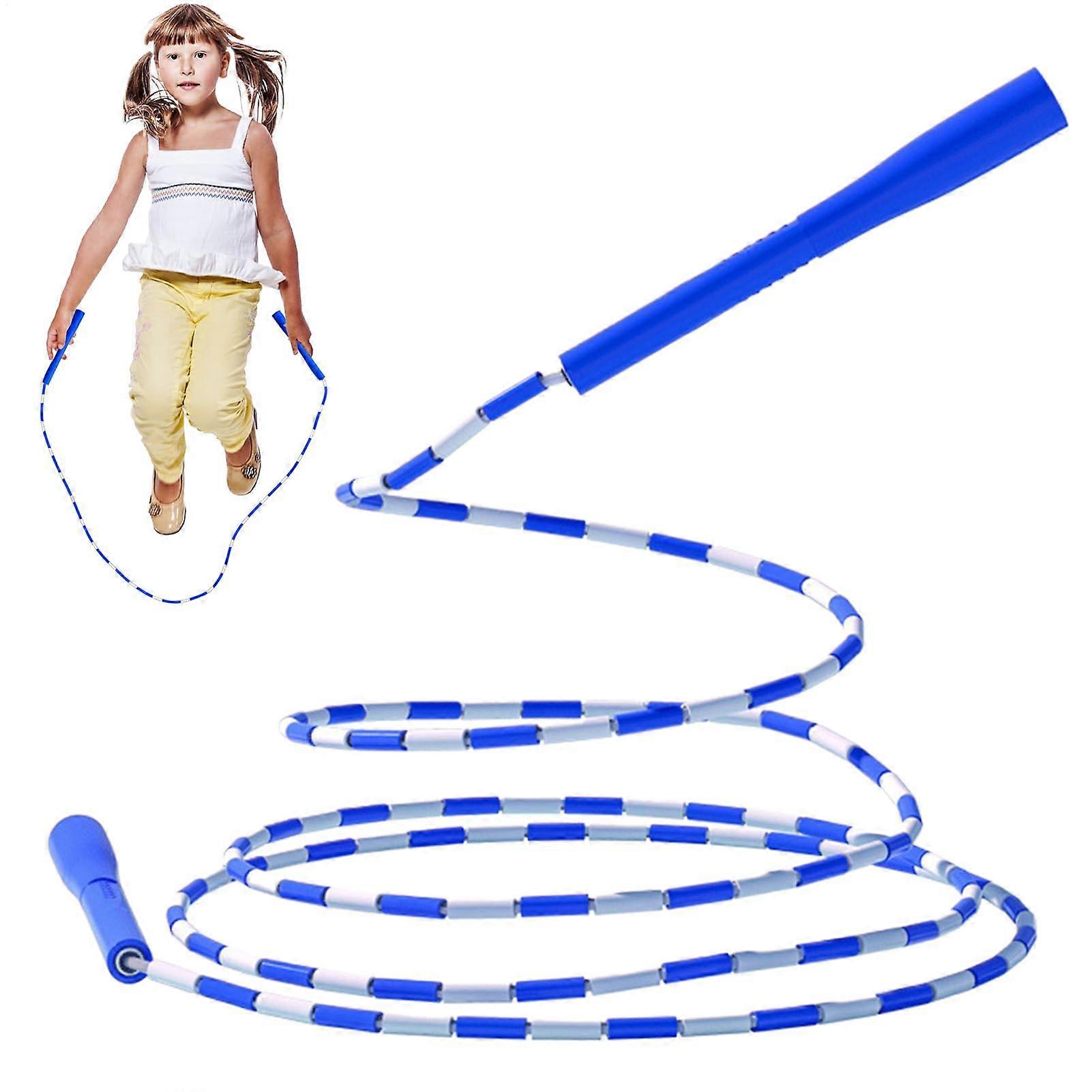 Jump Rope Adjustable Training Tool 280 cm Lightweight Design for Indoor Outdoor School Playground Park Blue