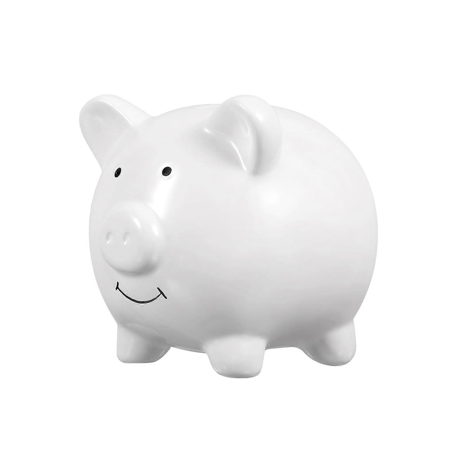 Ornamental Coin Bank, Ceramic Piece for Kids to Save and Display