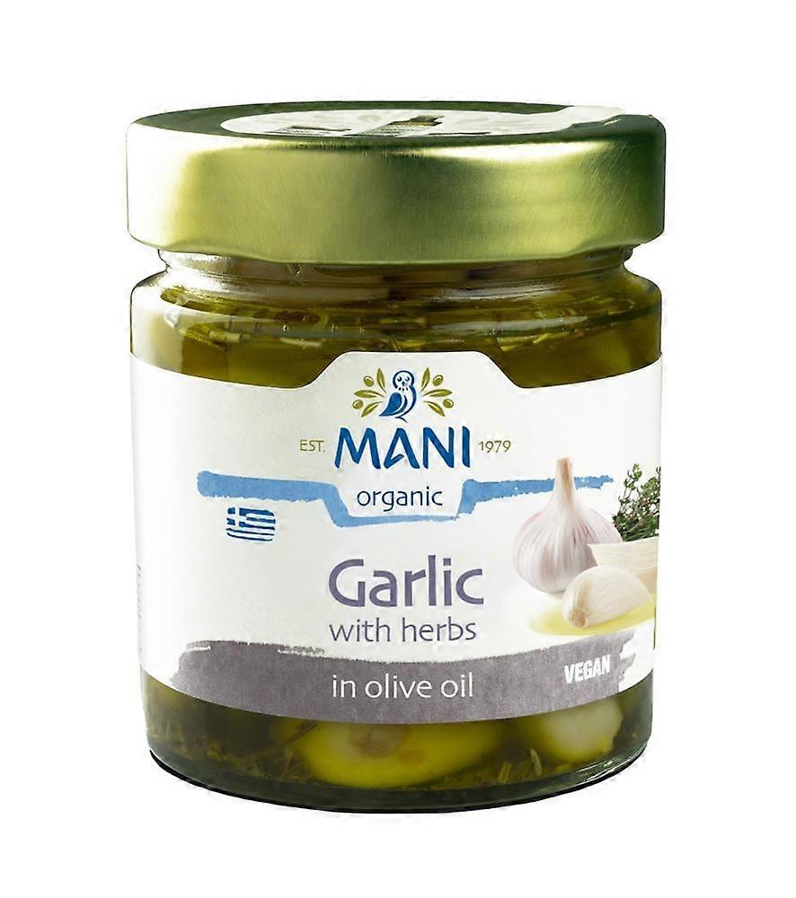 Mani Bio Knoblauch mit Kräutern in Nativem Olivenöl Extra 185g
