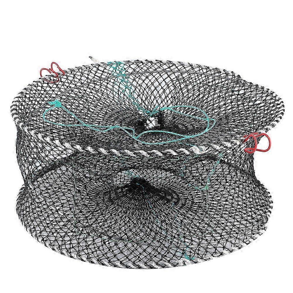 2025 Portable Collapsible Crab Traps Foldable Crabbing Net for Lobster Shrimp Cast Mesh Fishing Accessories