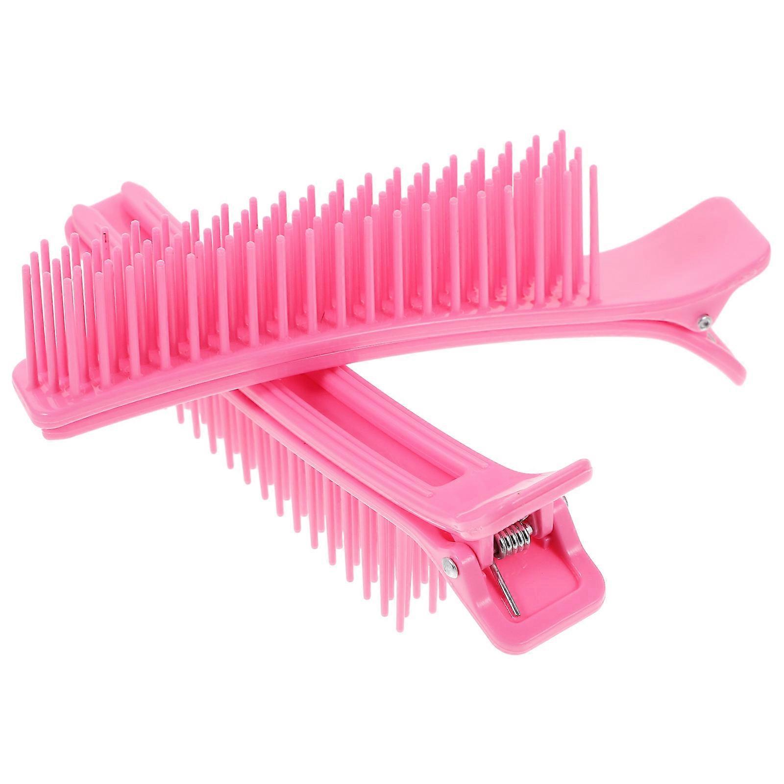 Small Pink Multi Function Hairdressing Clips – Durable, Lightweight Salon & Home Styling Tools for Layering and Sectioning Hair
