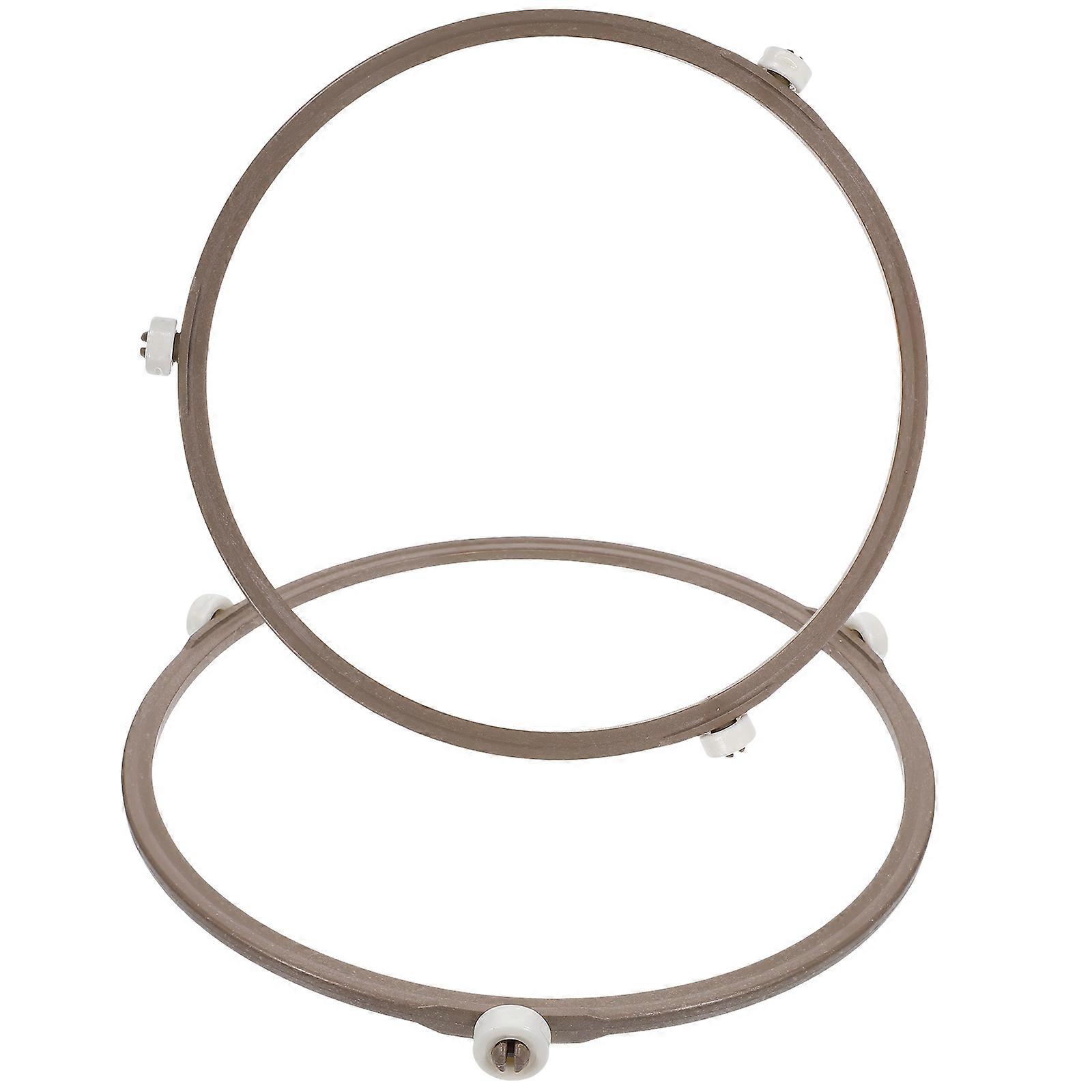 Microwave Turntable Rings Plastic Support for Microwave Oven 2Pcs Set