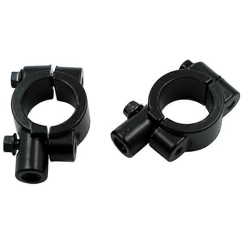 2-Pack 25mm Mirror Mount Motorcycle Handlebar M8 Thread for Motorcycle Bike
