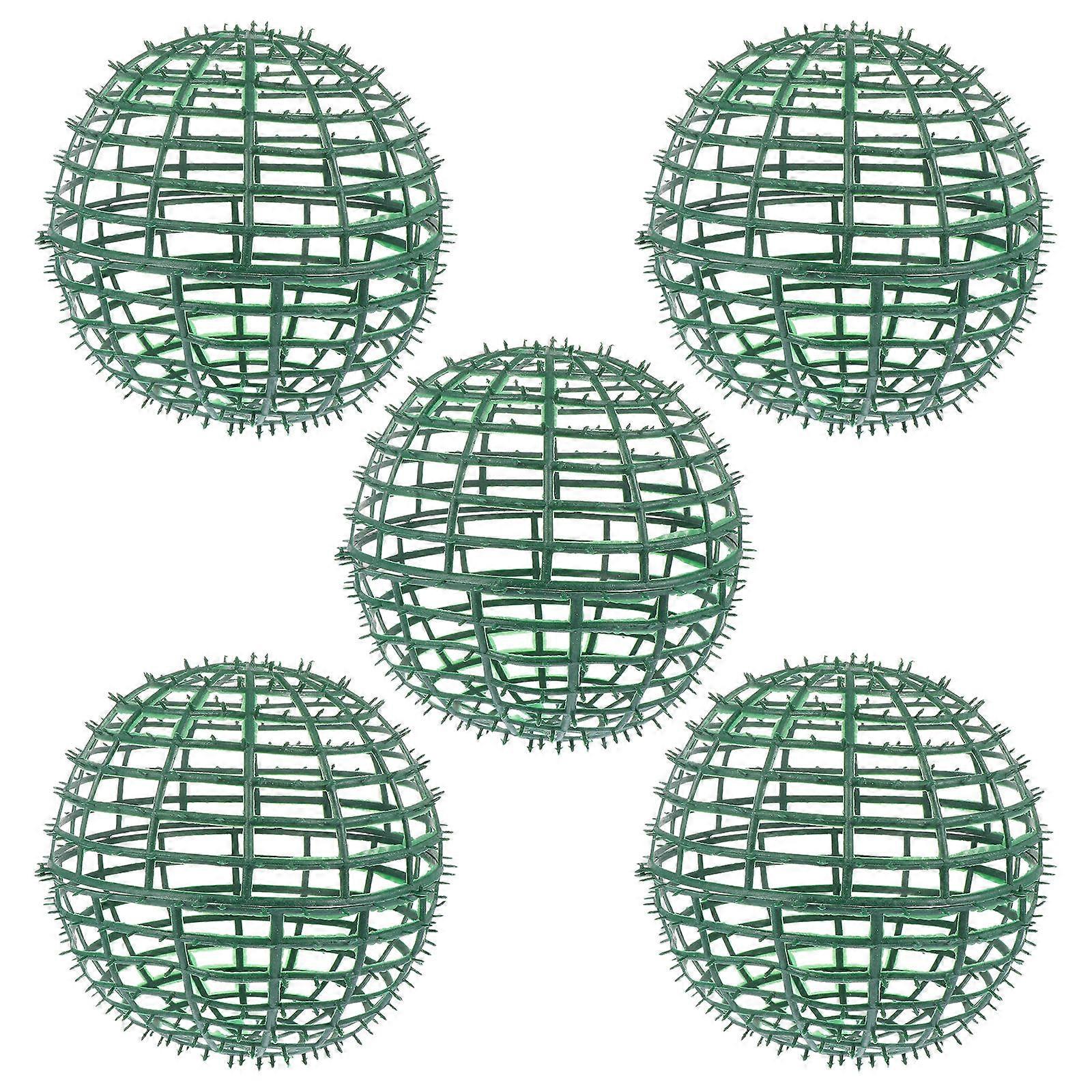 5 Pcs Plastic Flower Ball Racks for DIY Flower Arrangement Display