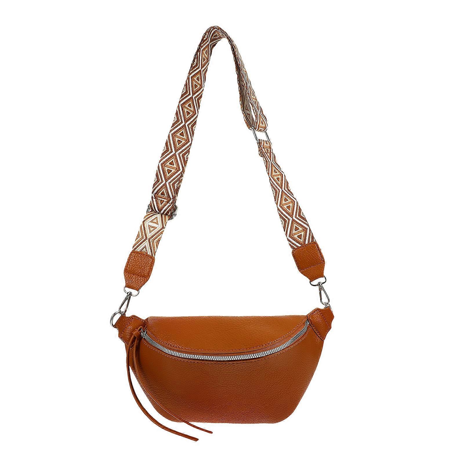 Multipurpose Chest Bag Rectangular Organized Storage Outdoor Activities Brown Polyester 1Pcs