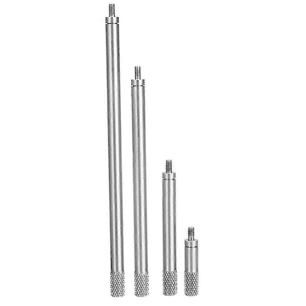 Jeu de 4 indicateurs à cadran HSS 5 mm avec tiges d’extension (longueur 25/50/75/100 mm)