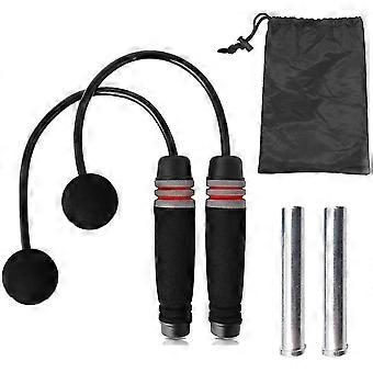 Jump Rope Sport Verstellbares kabelloses Springseil mit beschwertem Lastblock aus Metall--