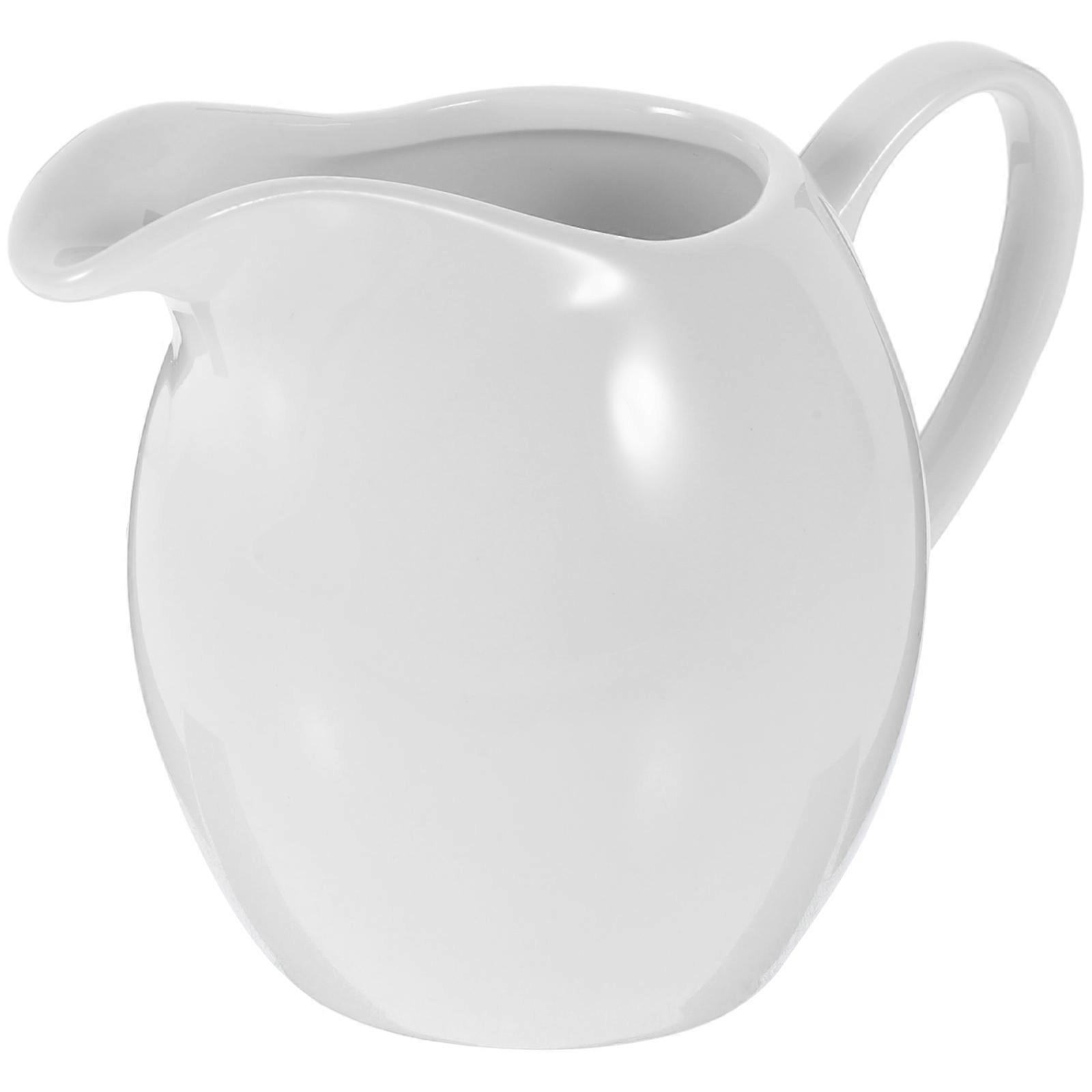 Elegant Ceramic Sauce Container & Milk Jug for Kitchen Use – Easy Storage & Frothing for Beverages, Juices, and Milk