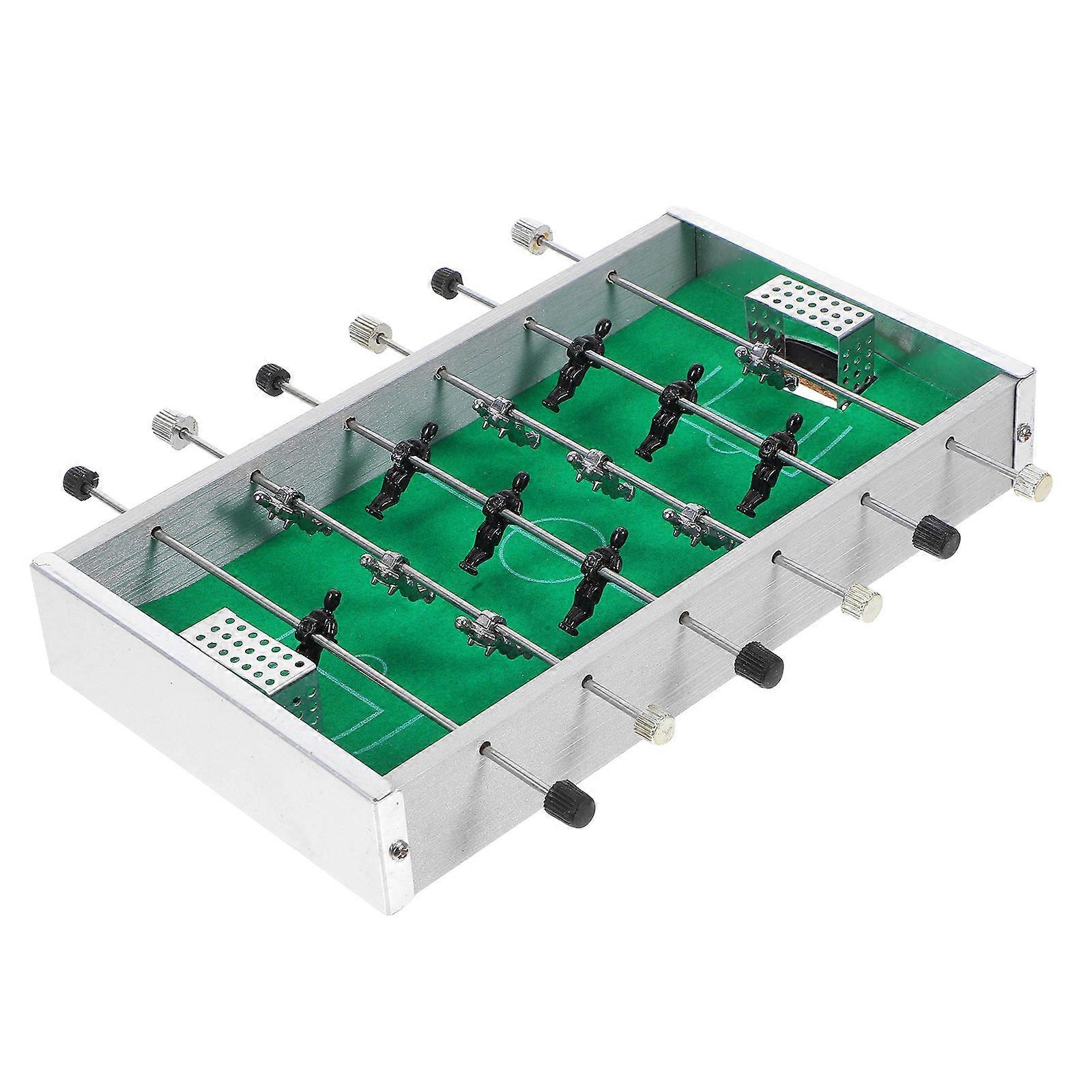 Tabletop Soccer Game Compact Design Mini Tabletop Foosball For Families Children Parents Interactive Fun 1Set