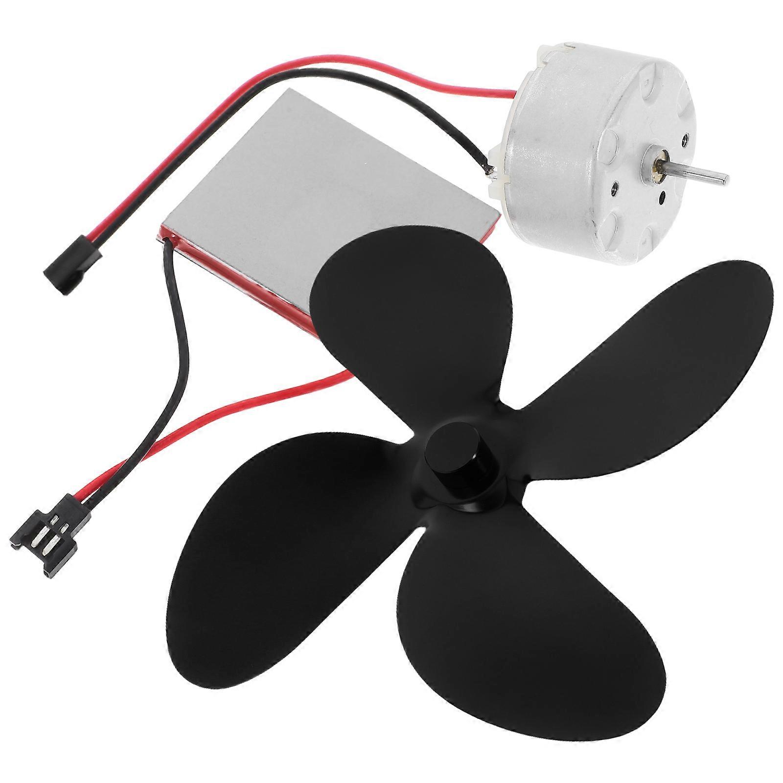 Stove Fan Motor Replacement Kit With Aluminium Alloy Heat Distribution For Fireplace Fans 1 Set