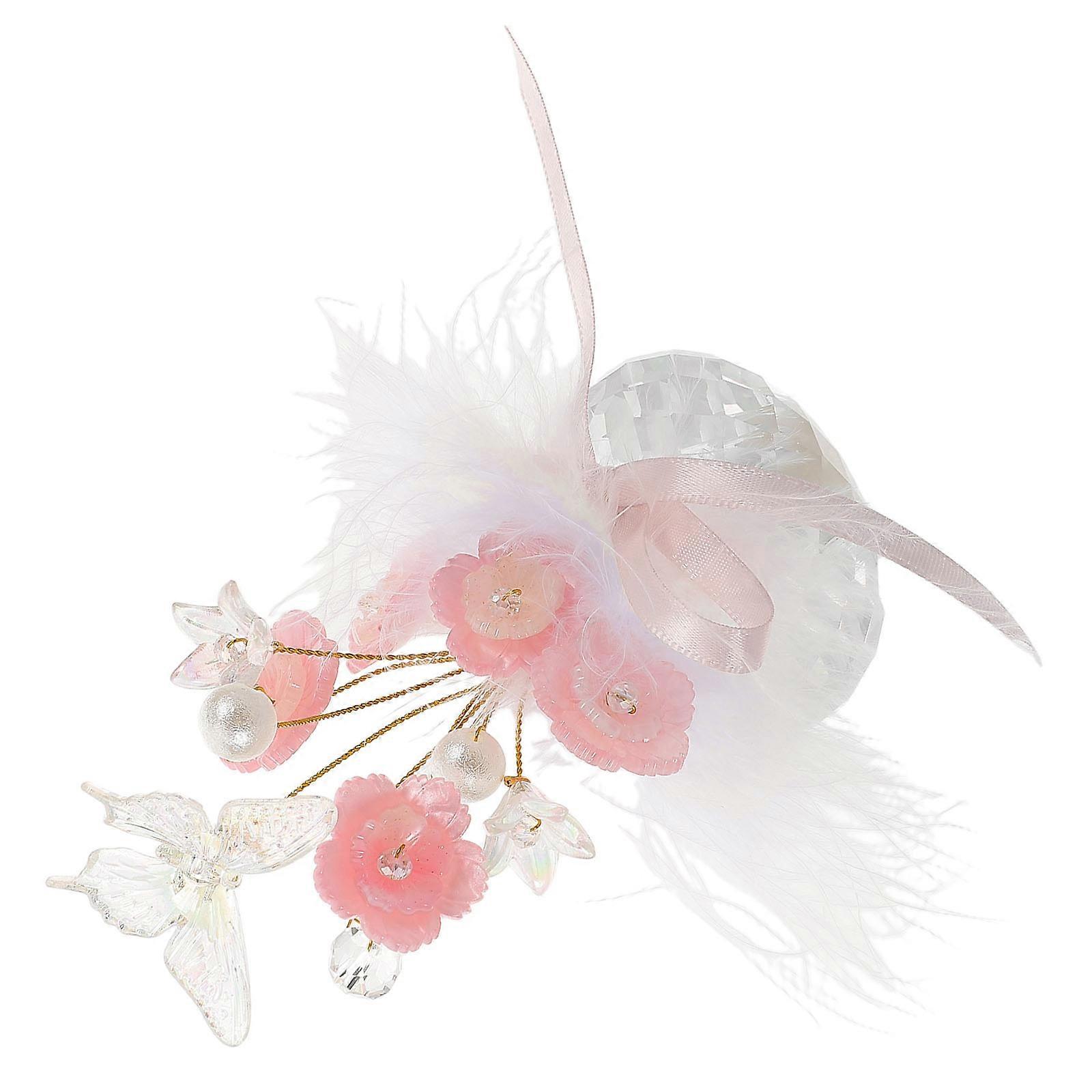 Automotive Dashboard Decoration Shape Butterfly Flower Cute Car Accessories 1Pack