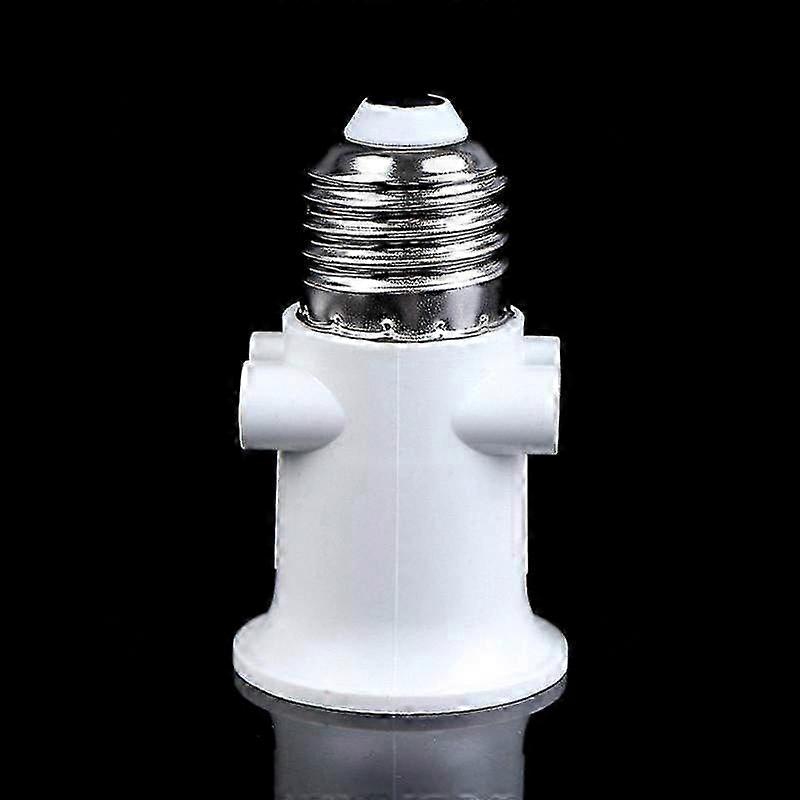 E27 Bulb Adapter Lamp Holder Base Socket Conversion with EU Plug for AC 100-240V Light Bulbs