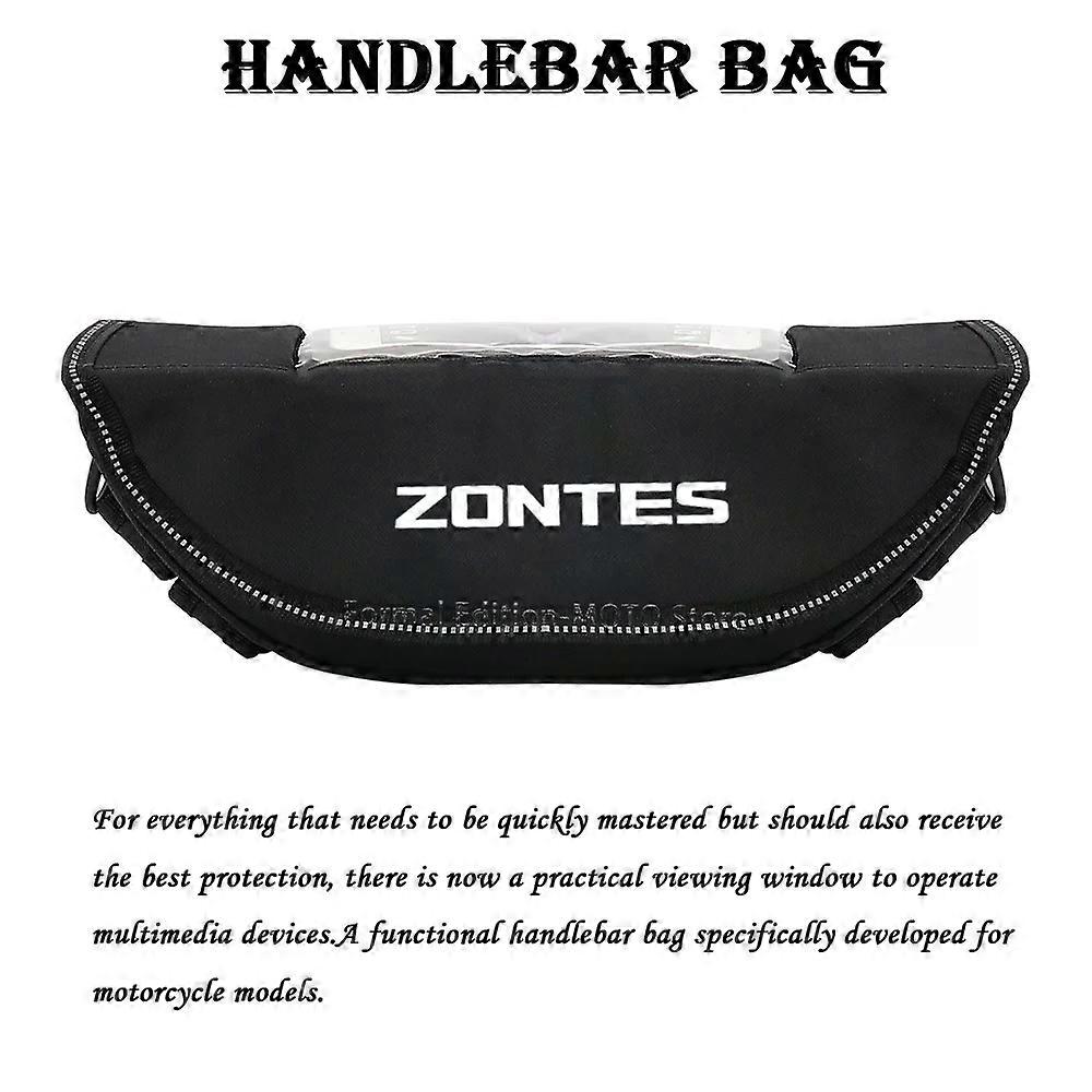 תיק כידון לאופנוע עבור ZONTES G1-125 2021-2025 G1 125X תיק כלי נסיעות תיק עמיד למים