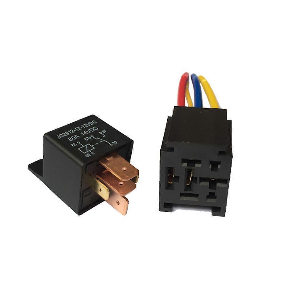 Relay Socket Base Holder Mini Relay for Auto Car Control with Drive Capability 1Pcs Black