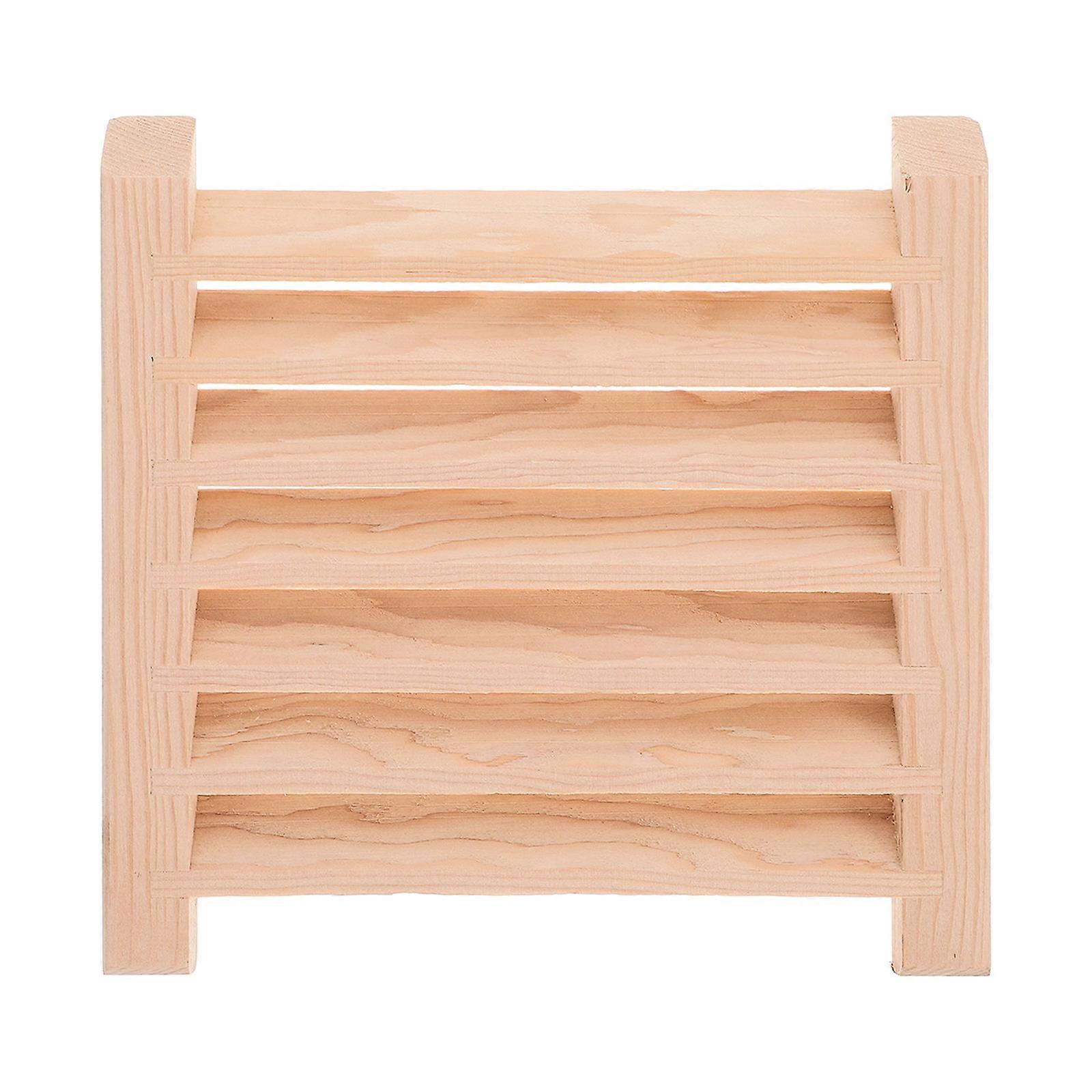 חדר סאונה אוורור אוויר אוורור עץ בצורת ריבוע אביזרי סאונה בצבע חאקי לשימוש בחדר אדים בקרת לחות 1 יחידות