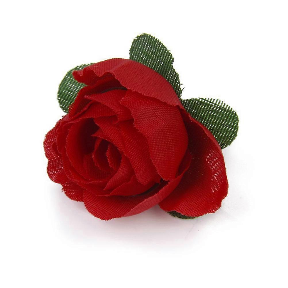 Artificial Flower Heads Diy Accessories For Diy Crafts Women Red 3cm X 3cm X 3cm 100Pcs