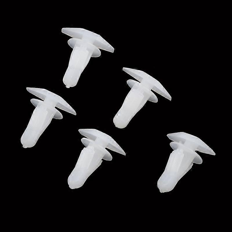 100Pcs White Rubber Door Seal and Boot Seal Clips 91530-SP1-003 Fits 6mm Hole for Honda Accord Civic CRV Acura 3.5RL