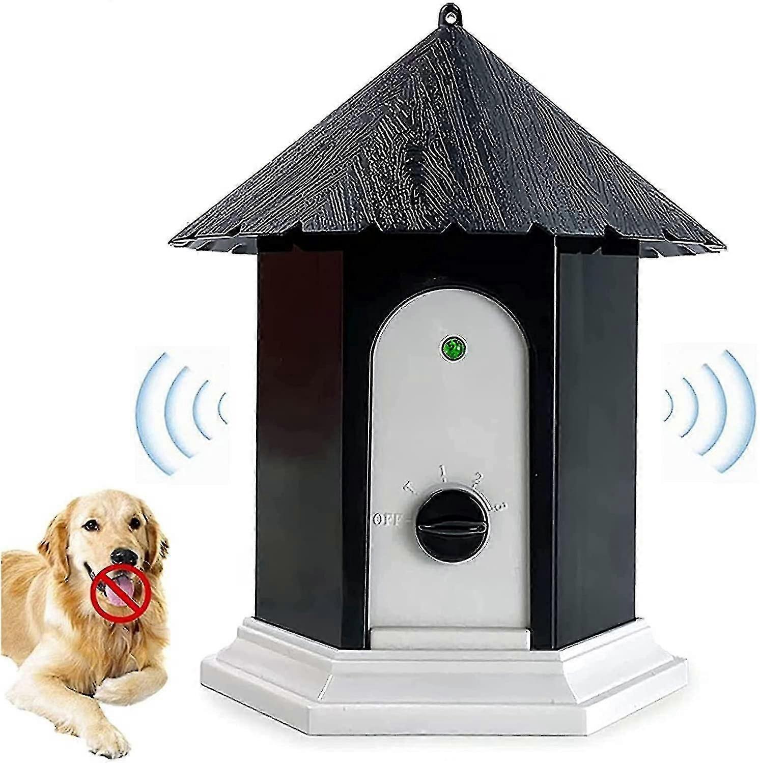 Outdoor Barking Control Device, Ultrasonic Stop Barking, Sonic Bark Deterrents Dog Silencer Bark Box