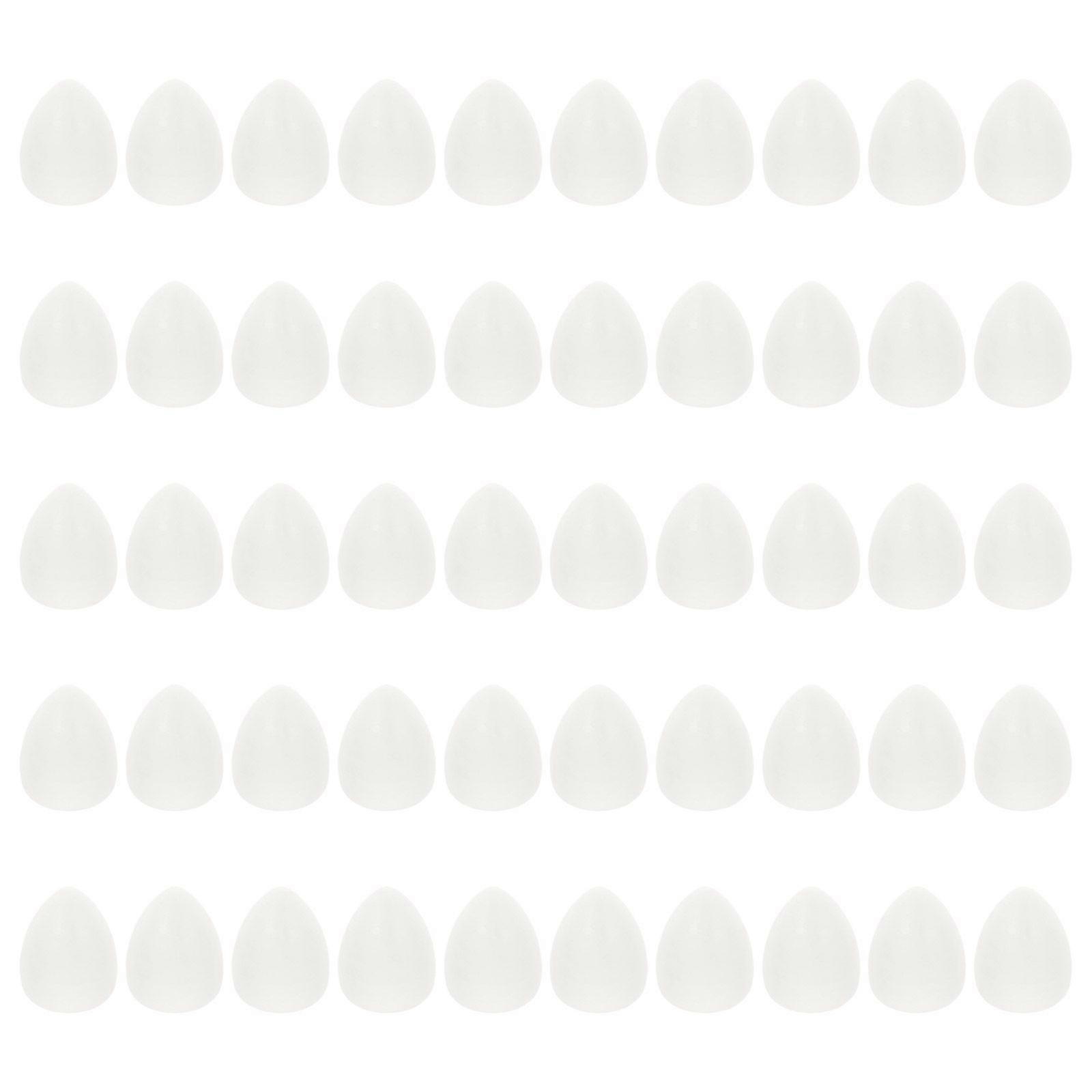 50Pcs Foam Flower Heart DIY Water Drop Shaped Foam Models DIY Painting Models