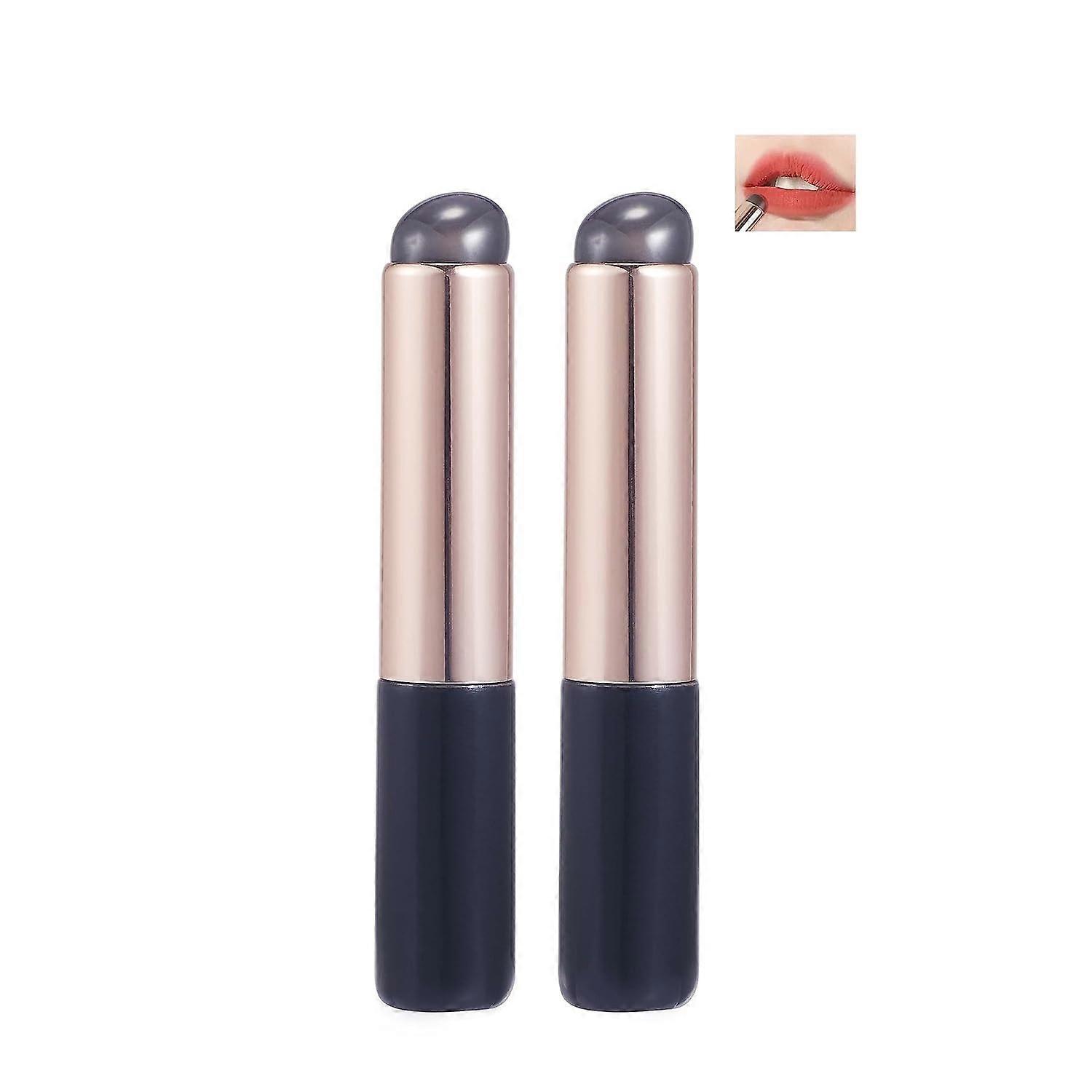 2pcs Silicone Lip  Concealer Makeup Brushes, Premium High Elastic