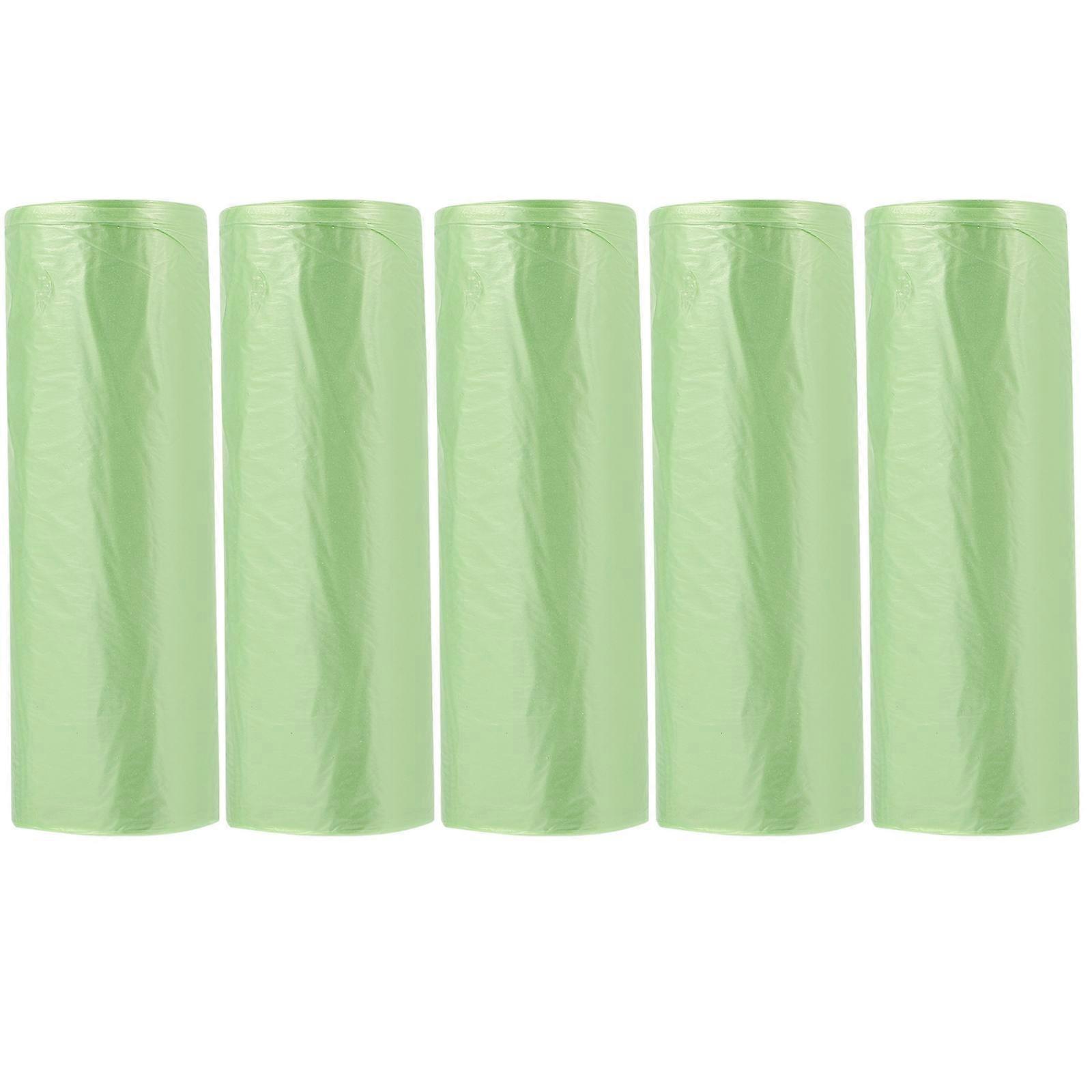 Rubbish Bags Plastic Garbage Bag Leak Proof Large Capacity For Home Bathroom Kitchen Flat Mouth Trash Bag 100Pcs