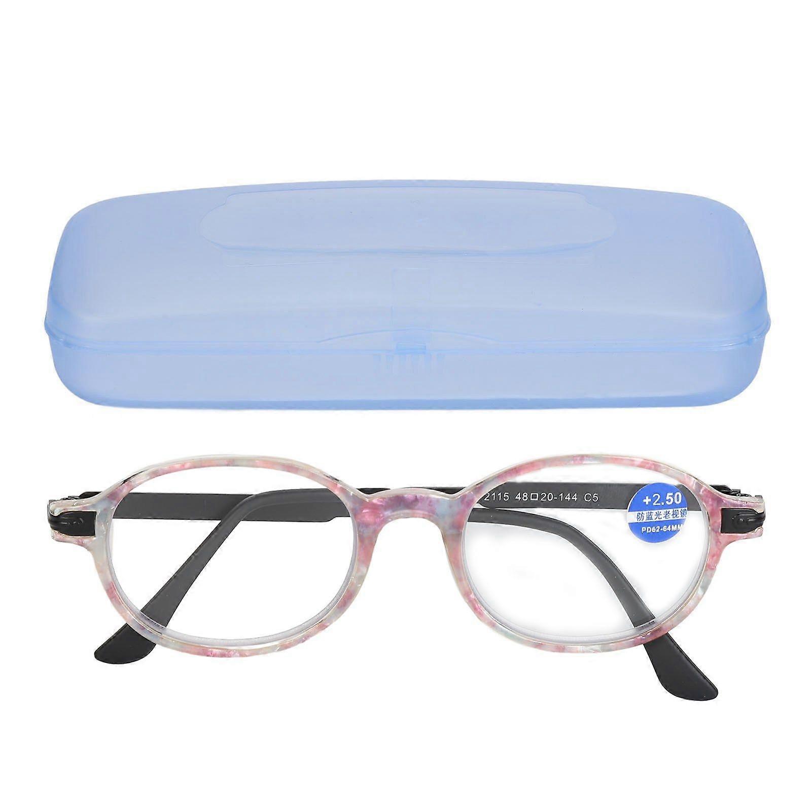 2025 Latest Model Elderly Glasses Blue Lighting Block High Definition Round Fr...