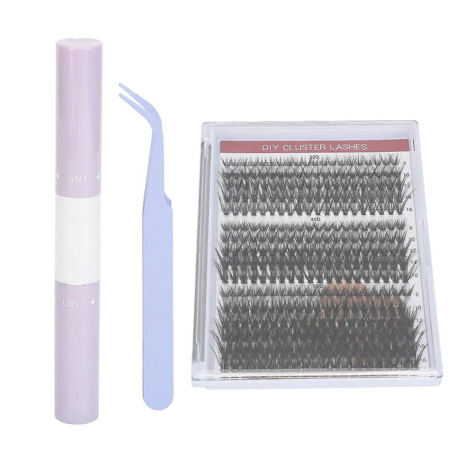 2025 Latest Model 320 Clusters Lash Extensions Kit 8/10/12/14/16mm Realistic E...
