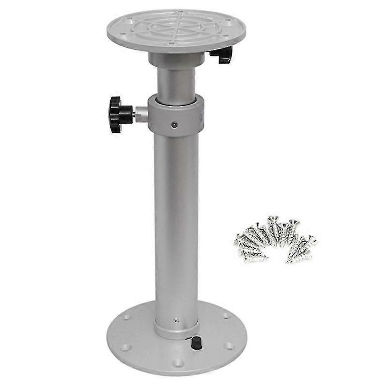 Adjustable Table Pedestal Detachable Table Base Stand Leg Base Aluminum Alloy Table Base for RV Boat